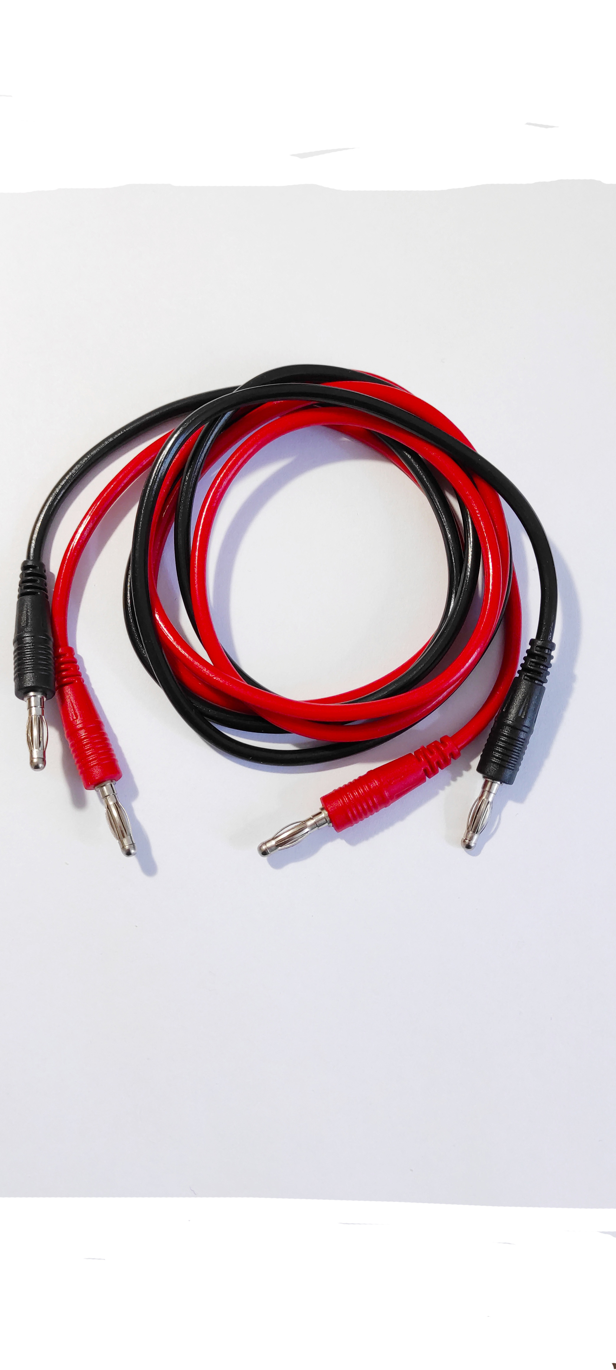 Cables de charge: CABLE FICHE BANANE 4MM LONGUEUR 1 METRE