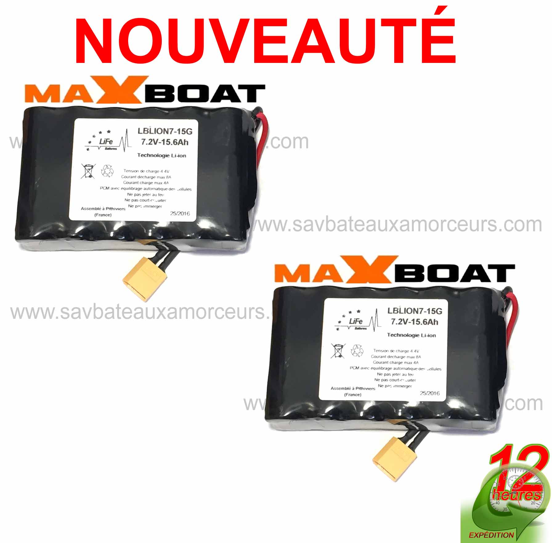 Batterie Lithium pour bateaux