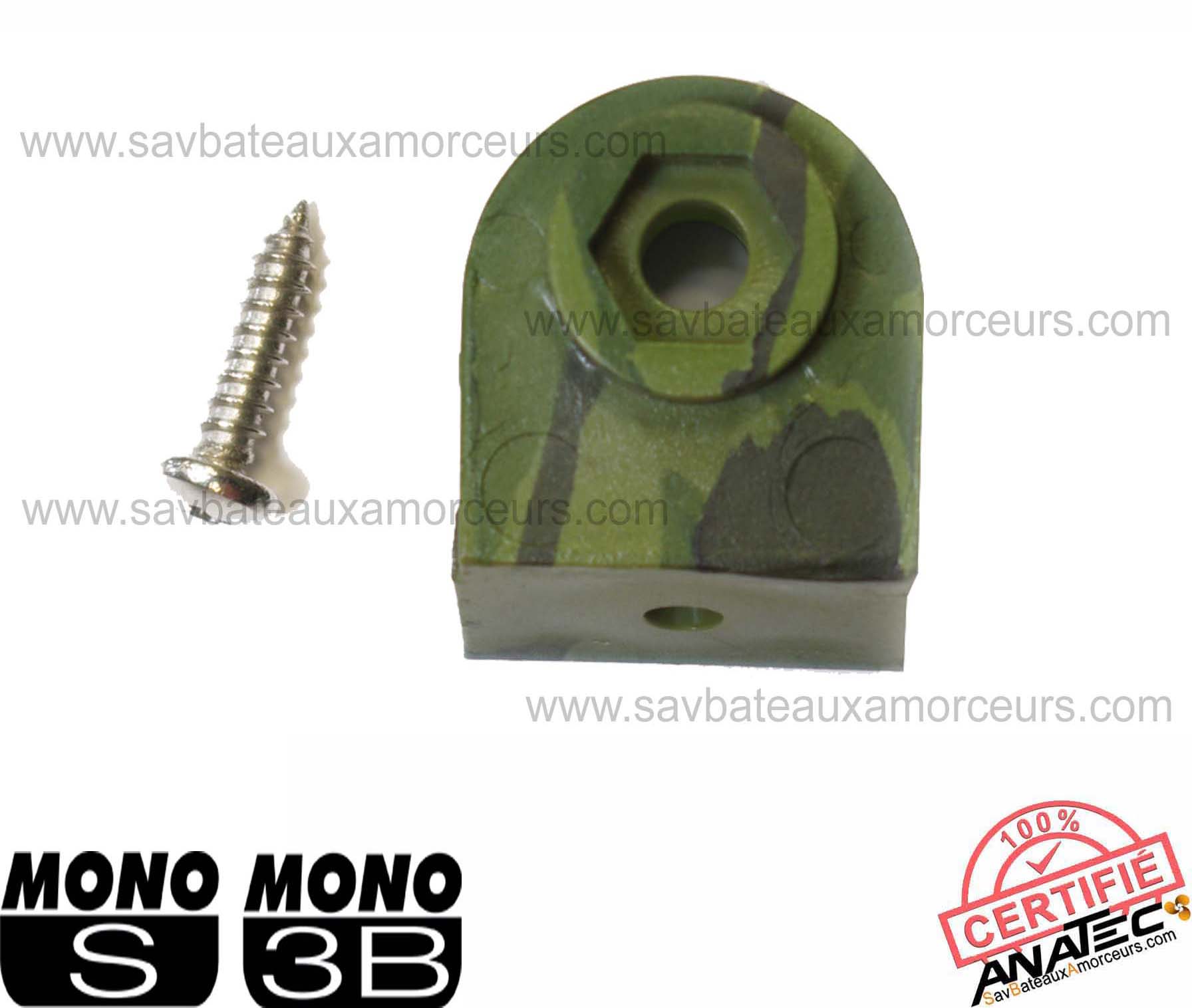 Supports: SUPPORT POIGNEE MONOCOQUE CAMOU VERT